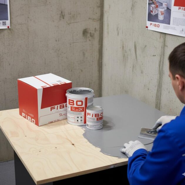 SLMX-2K Sellador semi-rígido autonivelante 2K, híbrido MS/Epoxi