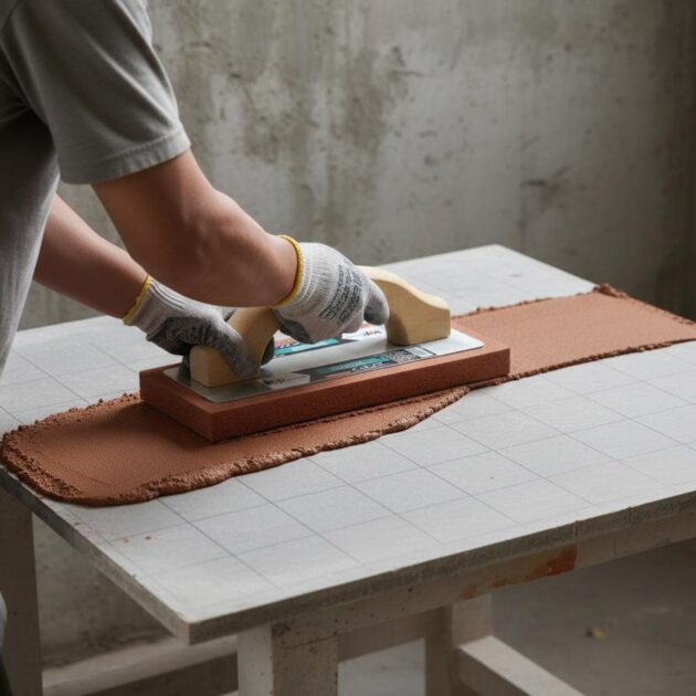 Flota Profesional Mango Madera 9'' x 4'' x 3/4''