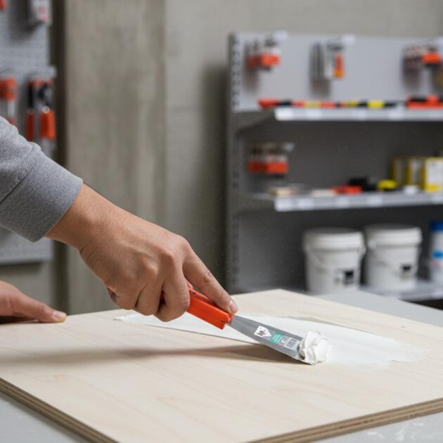 Espátula Flexible Mango Plástico Acabado Natural 3''