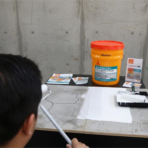 Acriltecho 3Pro blanco cubeta 18L