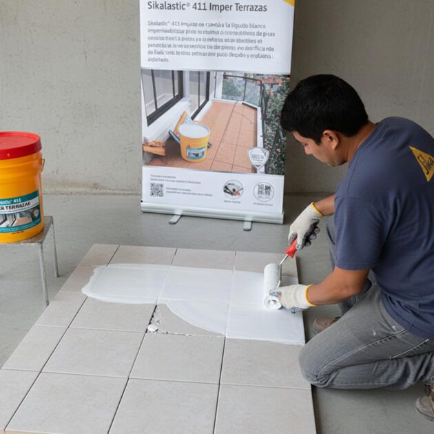 Sikalastik-411 MX Imper terrazas Cubeta (19 L)